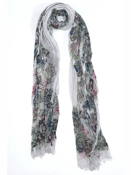 Women's Scarf White