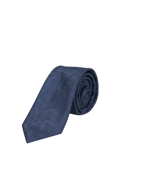 Prince Oliver Herren Krawatte Gedruckt in Blau Farbe
