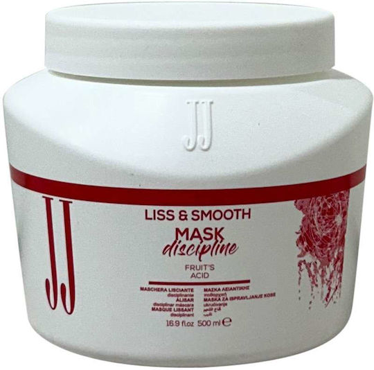 JJ’S Liss & Smooth Discipline Μάσκα Μαλλιών για Λείανση 500ml