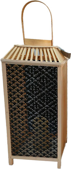 TnS Laterne Bamboo Schwarz 21x21x46cm 1Stück