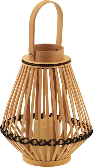 TnS Laterne Bamboo Braun 25x31x31cm 1Stück