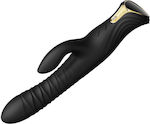 Zalo Vibrator Rabbit 25.7cm Black