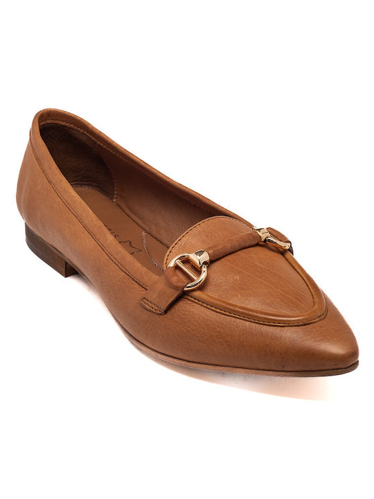 Air Anesis Women's Moccasins in Tabac Brown Color