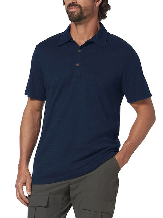 Royal Robbins Men's Short Sleeve Blouse Polo NavyBlue