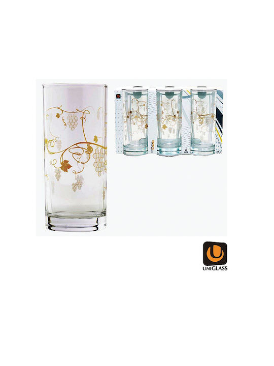 Uniglass Glas Wasser aus Glas 270ml 1Stück