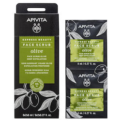 Apivita Express Beauty Scrub Προσώπου Ελιά Βαθι...