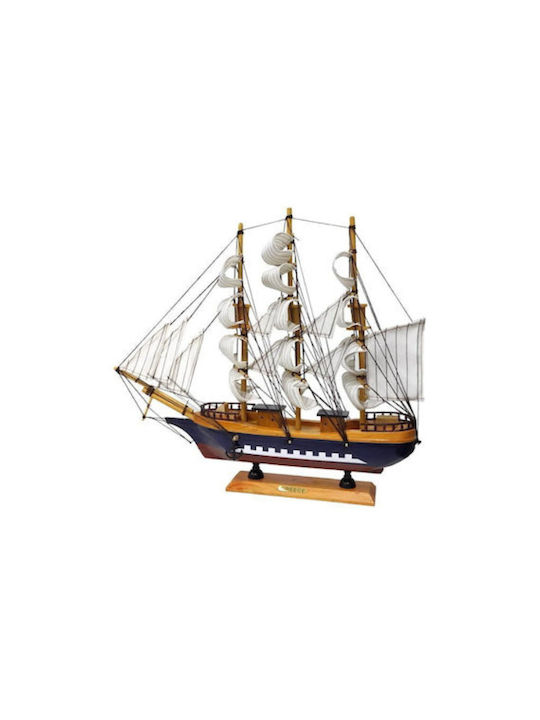 Wooden Miniature Ship 40cm