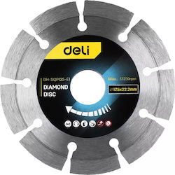 Deli Δίσκος Κοπής Δομικών Υλικών 125mm
