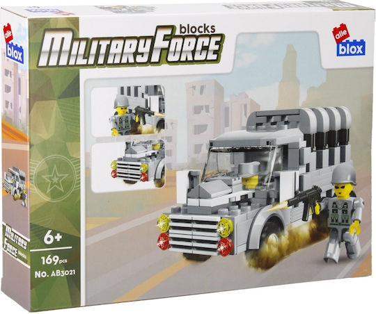 Alleblox Cuburi De Construit Military Force Pentru 6+ Ani 169 Bucăți