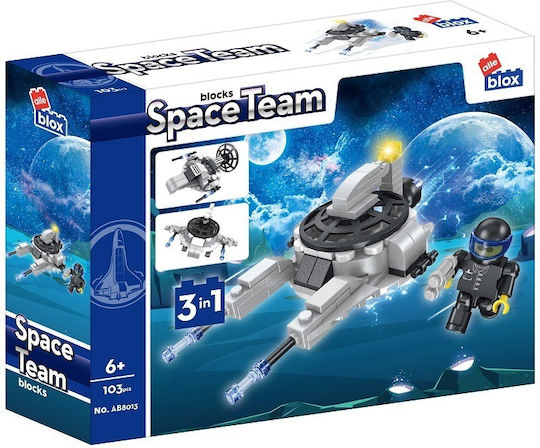 Alleblox Cuburi De Construit Space Team Pentru 6+ Ani 103 Bucăți