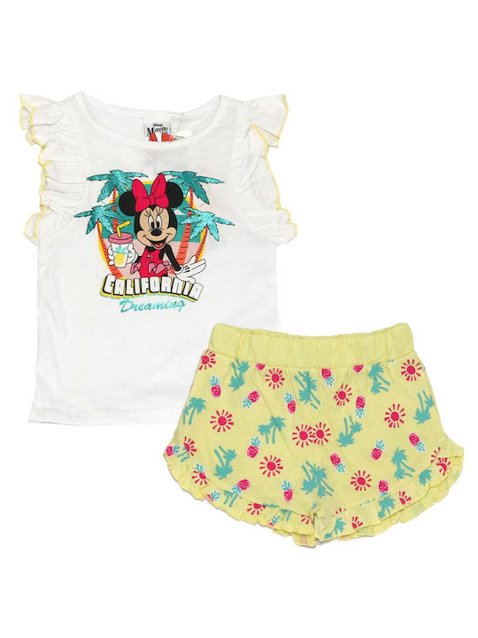 Disney Kinder Set mit Shorts Sommer 2Stück yellow