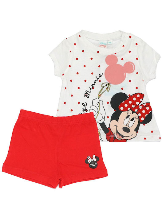 Disney Set pentru copii cu Șorturi Vara 2buc Red