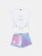 Alouette Kinder Set mit Shorts Sommer 2Stück Tie Dye Moovers