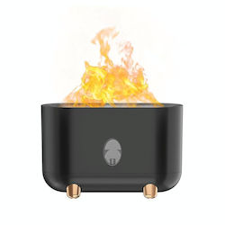 Usb Simulation Flame Humidifier Black