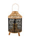 TnS Lustră Decorativă Lampion Negru