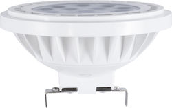GloboStar LED Lampen für Fassung GU5.3 und Form AR111 Kühles Weiß 1200lm 1Stück