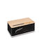 5Five Bread Box with Lid Metallic Black 32.7x20.2x14.5cm