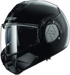 LS2 Ff906 Advant Solid Gloss Black Motorradhelm...