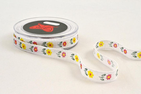 LiebeQueen Band Monochrom Weiß mit Breite 12mm