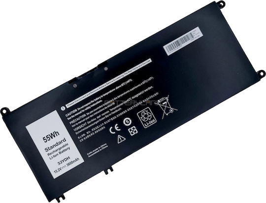 33ydh Dell Laptop Akku 3 Zellen 15.2v 55wh