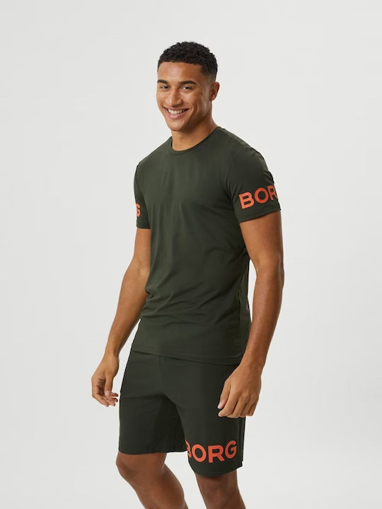 Björn Borg Αθλητικό T-shirt Χακί