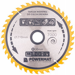 Powermat Δίσκος Θαμνοκοπτικού 210mm 40 Δοντιών
