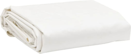 vidaXL Waterproof Tarpaulin 600gr/m² 2x1.5m. Heavy Duty White