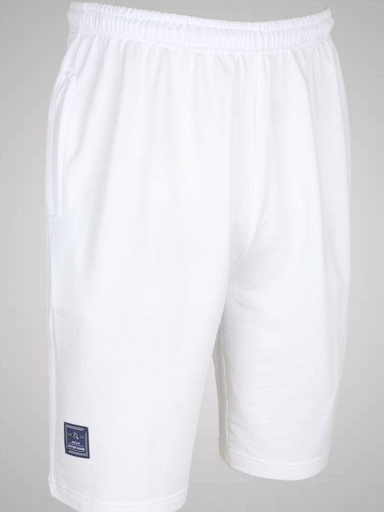 Stefansxxl Men's Athletic Shorts White