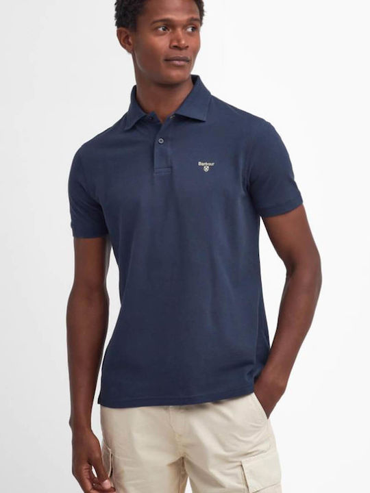 Barbour Polo Μπλούζα Κοντομάνικη Navy