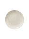 S-d Floral Plate Desert Ceramic White with Diameter 19cm