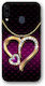Halskette Herz Handytasche 9671 Design Bunt Samsung Galaxy M20