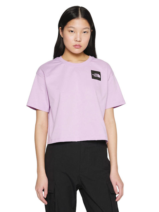 The North Face Women's Crop T-shirt Lilacc