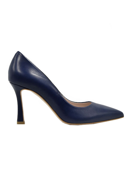 Fardoulis Leder Pumps Blau