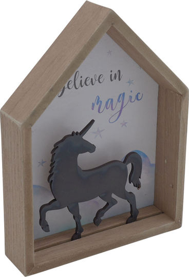 Uncle George Decorative Home made of Wooden 12x3x16cm 1pcs