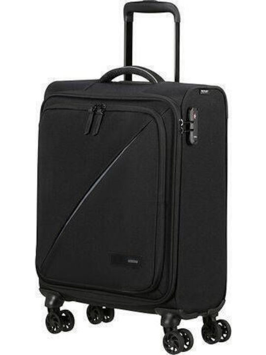 American Tourister Kabinenreisekoffer Weichschalen Black mit 4 Räder Höhe 55cm 150908-1041