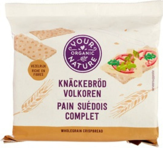 Your Organic Nature Βιολογικά Crackers Ολικής Άλεσης 250gr