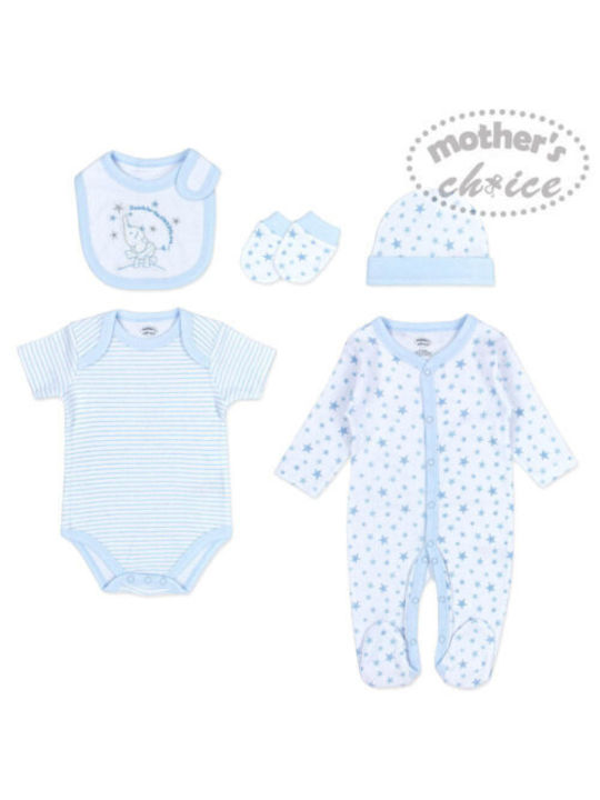 Mother's Choice Baby Bodysuit Set BLUE