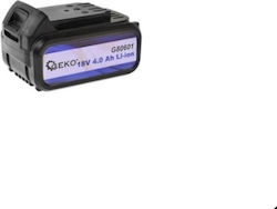 Geko Батерия за Инструмент Литиеви 18V G80601