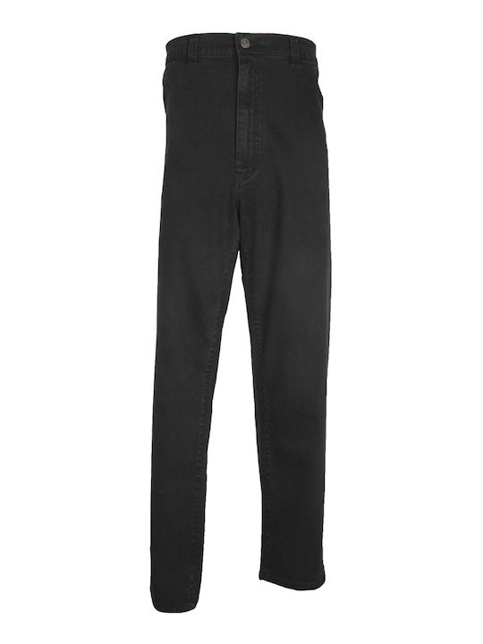 Stefansxxl Men's Trousers Elastic Black