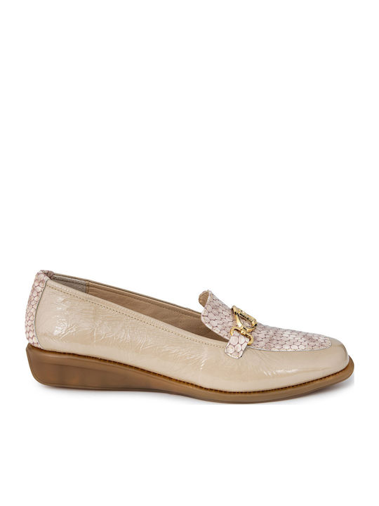 Relax Anatomic Women's Moccasins in Beige Color