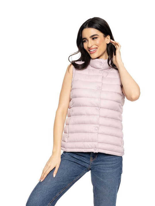 Biston Women's Short Lifestyle Jacket for Winter Pink