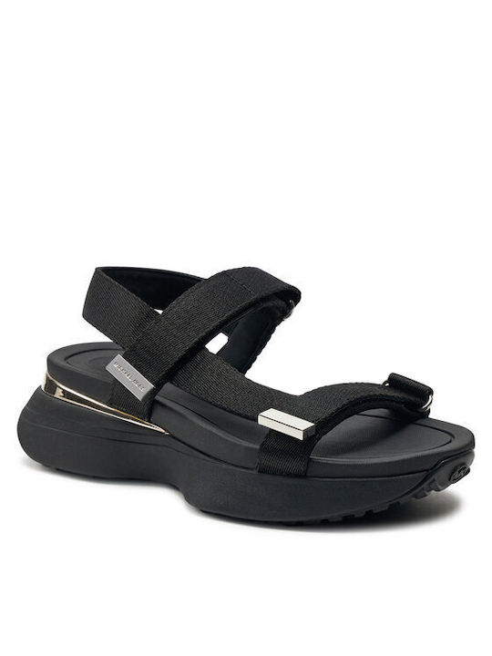 Michael Kors Damen Flache Sandalen in Schwarz Farbe