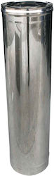 Metallwork Rauchrohr Inox 200mm Silber