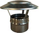Metallwork Krone Rauchrohr Inox 130mm Silber