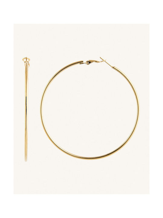 StanStefan Earrings Hoops made of Steel Gold Plated