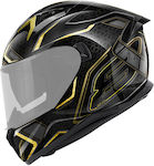 Givi H50.8 Full Face Helmet with Pinlock and Sun Visor Mystical Black/Gold