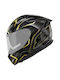 Givi H50.8 Mystisches Schwarz/Gold Motorradhelm Vollgesicht ECE 22.06 mit Sonnenblende
