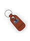 Keychain Leather Red