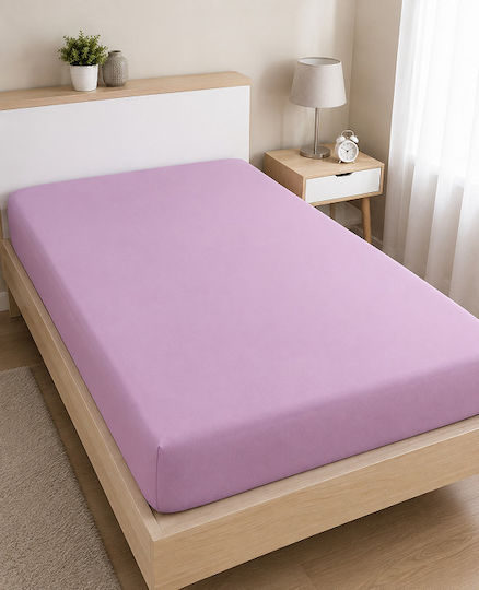 Chios Hellas Sheet King Size with Elastic 180x200+30cm. Somon
