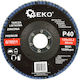 Geko Φύλλο Λείανσης Έκκεντρου Τριβείου K80 125x125mm